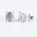"Block"  émeraude cut earrings