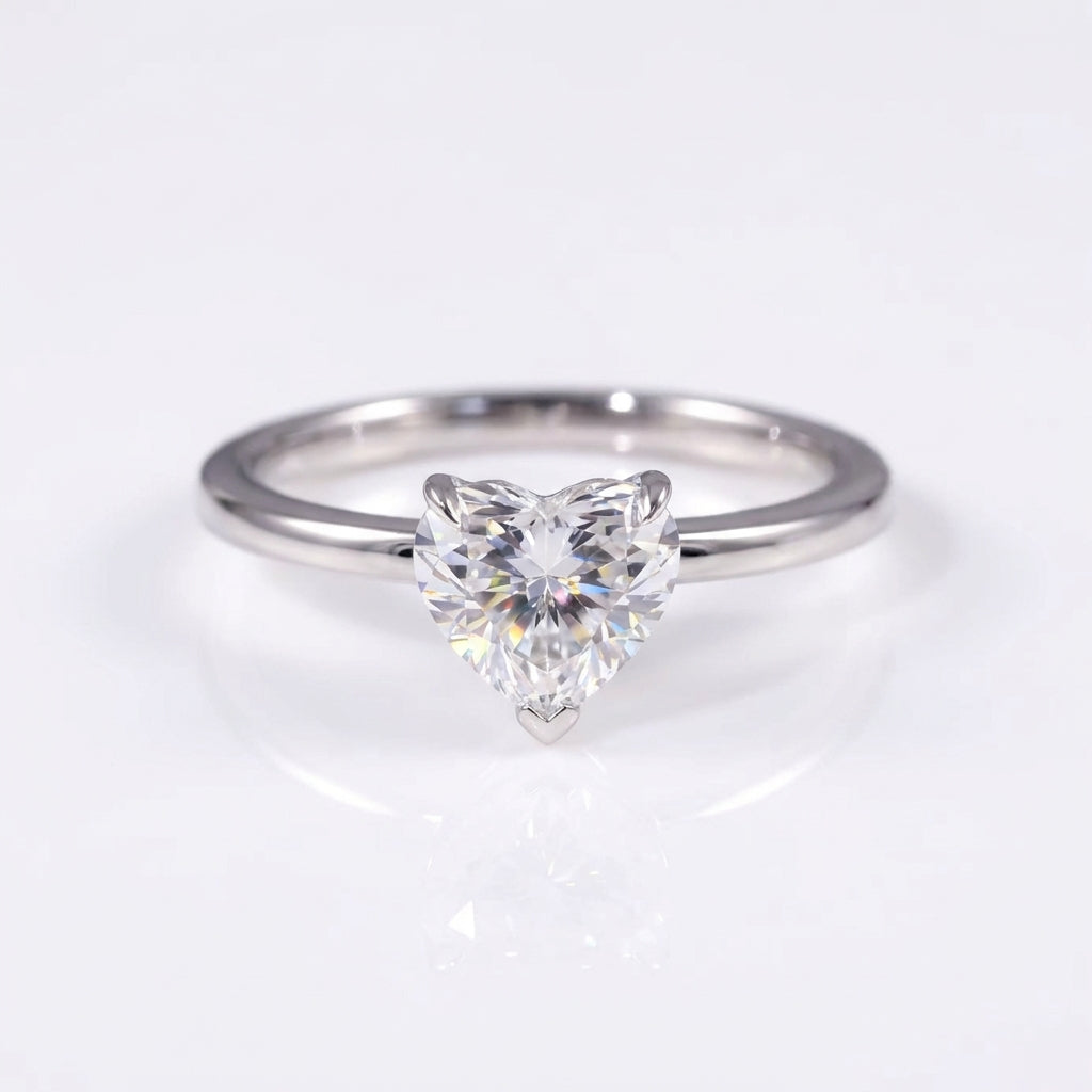 "Core" heart cut ring