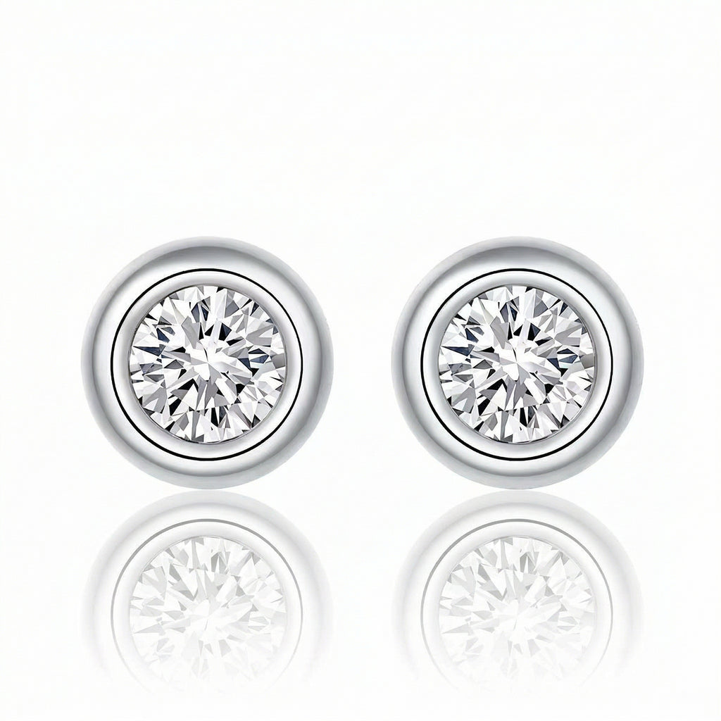 "Halo" stud earrings