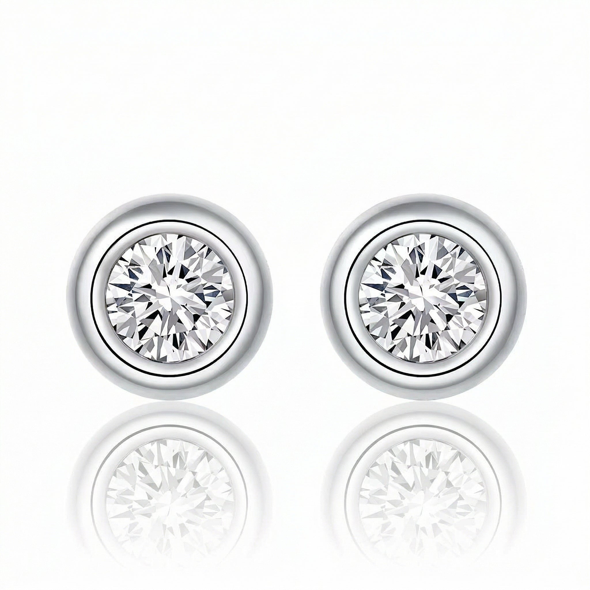 "Halo" stud earrings
