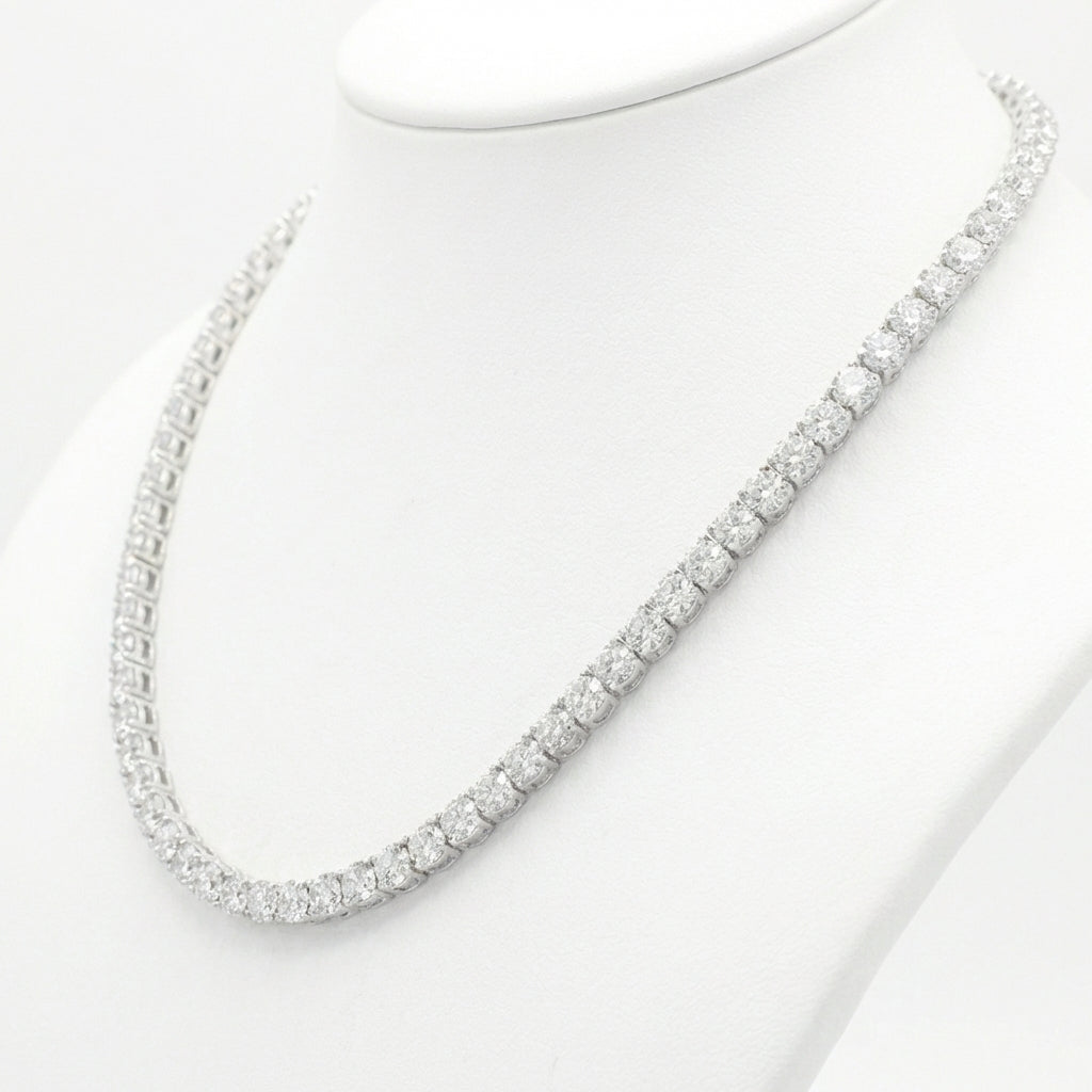 "Gravity" tennis necklace