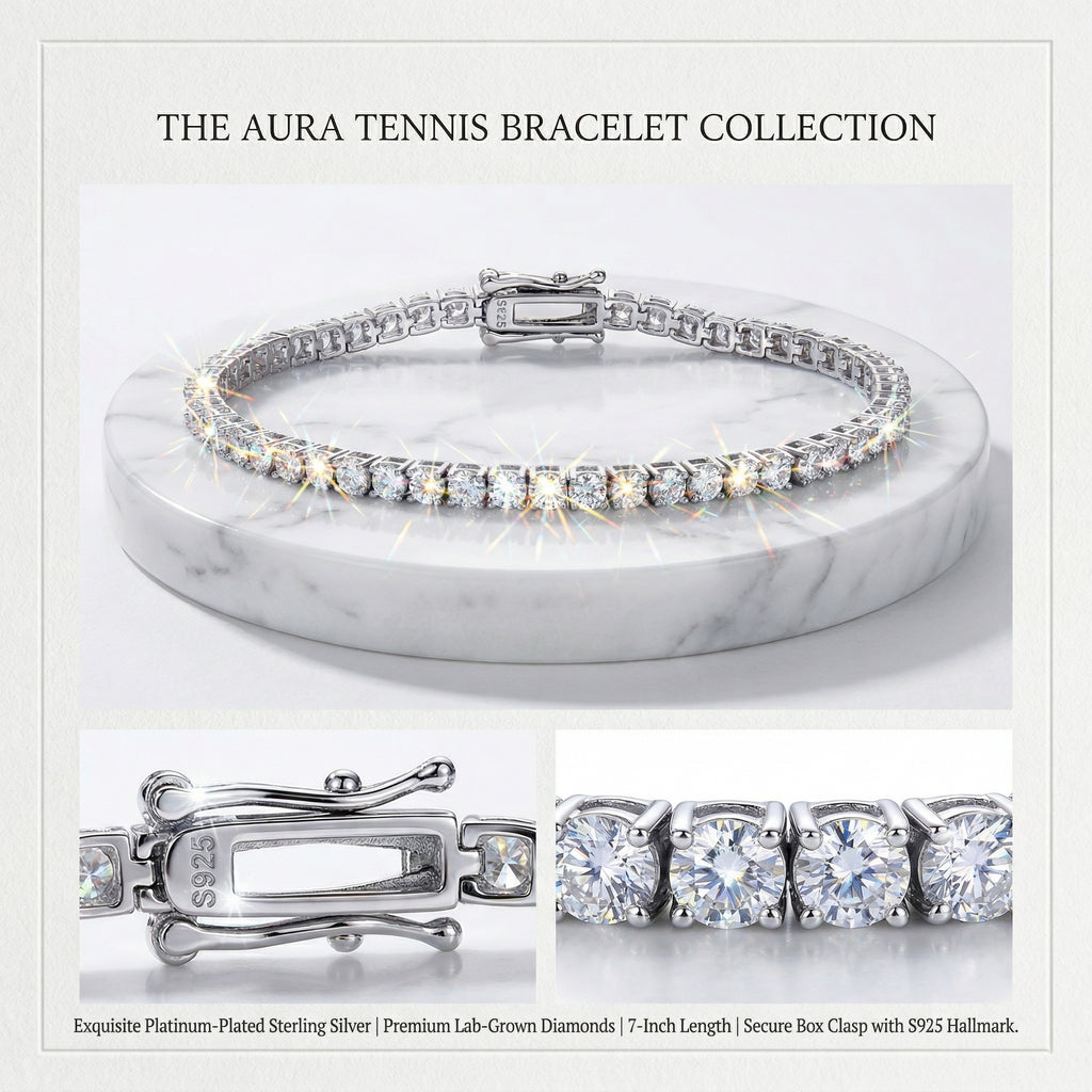 "Gravity" tennis bracelet