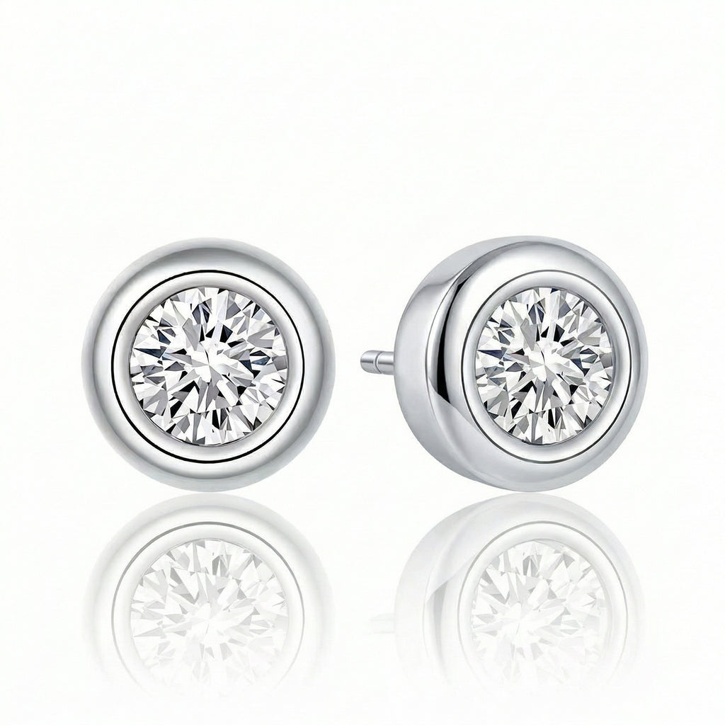 "Halo" stud earrings