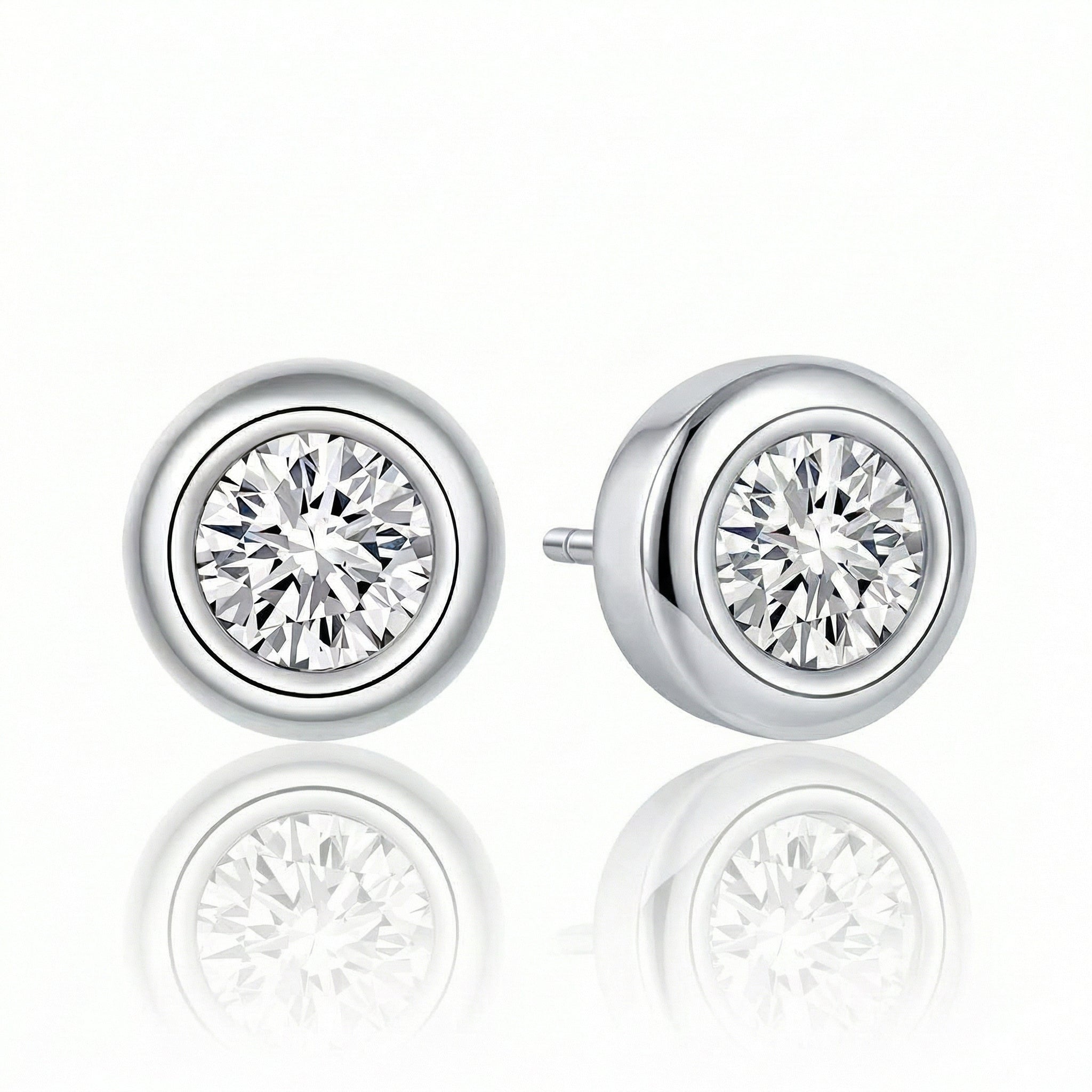 "Halo" stud earrings