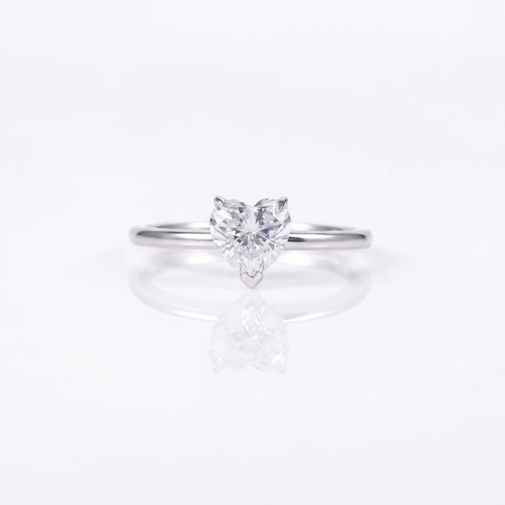 "Core" heart cut ring