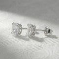 "Lens" oval cut earrings