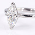 "Shuttle" marquise cut ring
