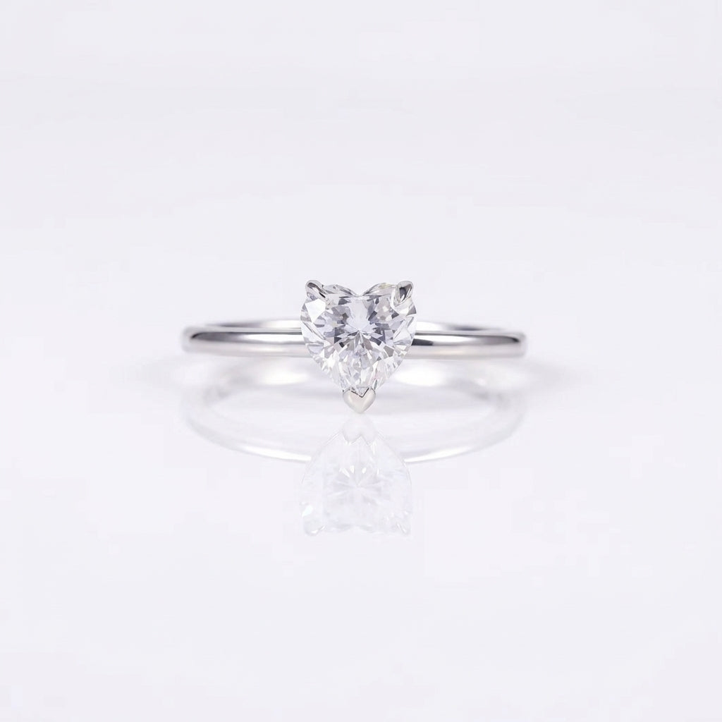 "Core" heart cut ring