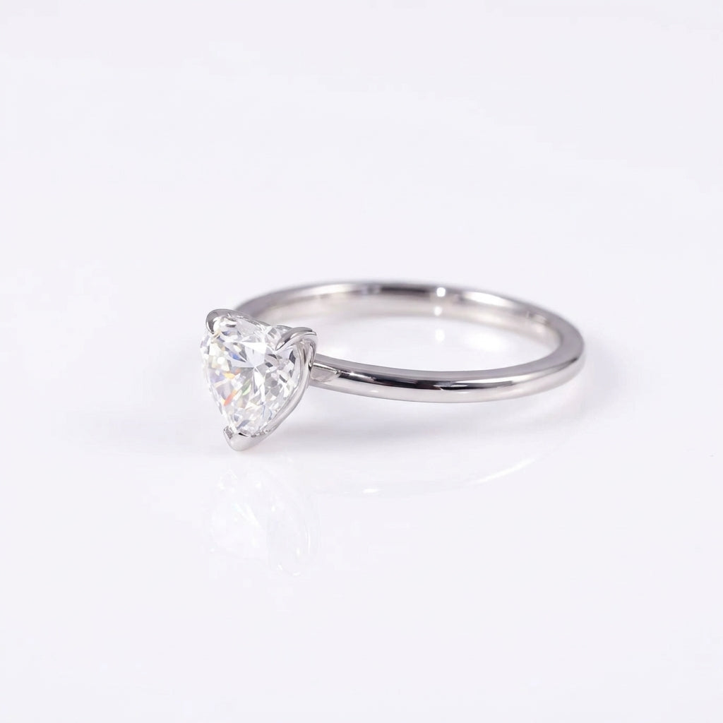 "Core" heart cut ring