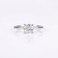 "Cube" princess cut ring